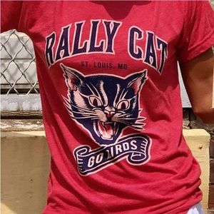 108 Stitches St. Louis Cardinals Rally Cat T-shirt Small